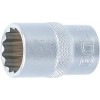BGS Steckschlüssel-Einsatz Zwölfkant | Antrieb Innenvierkant 12,5 mm (1/2"") | SW 17 mm