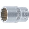 BGS Steckschlüssel-Einsatz Zwölfkant | Antrieb Innenvierkant 12,5 mm (1/2"") | SW 19 mm