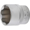 BGS Steckschlüssel-Einsatz Super Lock | Antrieb Innenvierkant 10 mm (3/8"") | SW 21 mm