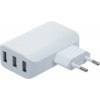 BGS Universal USB-Ladegerät | 3 USB-Ports | max 3,4 A total max. 2,4 A / USB | 110 - 240 V