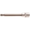 BGS Bit-Einsatz | Länge 100 mm | Antrieb Innenvierkant 10 mm (3/8"") | Keil-Profil (für RIBE) M7