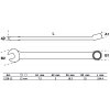 BGS Maul-Ringschlüssel | extra lang | SW 12 mm