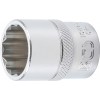 BGS Steckschlüssel-Einsatz Zwölfkant | Antrieb Innenvierkant 12,5 mm (1/2"") | SW 20 mm