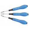 BGS Präzisions-Schraubendreher-Satz | T-Profil (für Torx) T4 / T5 / T6 | 3-tlg.