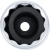 BGS Zündkerzen-Einsatz mit Haltegummi, Zwölfkant | Antrieb Innenvierkant 12,5 mm (1/2"") | SW 16 mm