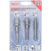 BGS Adapter-Satz für Bohrmaschinen | Außensechskant Antrieb 6,3 mm (1/4"") | Abtrieb Außensechskant 6,3 mm (1/4""), 10 mm (3/8""), 12,5 mm (1/2"") | 3-tlg.