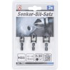 BGS Senker-Bit-Satz | HSS | Antrieb 6,3 mm (1/4"") | 12 - 16 - 19 mm | 3-tlg.