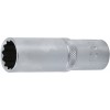 BGS Steckschlüssel-Einsatz Zwölfkant, tief | Antrieb Innenvierkant 12,5 mm (1/2"") | SW 17 mm