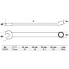 BGS Maul-Ringschlüssel | extra lang | SW 15 mm