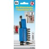 BGS Winkelschrauber mit 7 Doppelklingen-Bits | Antrieb Außensechskant 6,3 mm (1/4"") | 8-tlg.