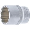 BGS Steckschlüssel-Einsatz Zwölfkant | Antrieb Innenvierkant 12,5 mm (1/2"") | SW 26 mm
