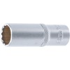 BGS Steckschlüssel-Einsatz Zwölfkant, tief | Antrieb Innenvierkant 12,5 mm (1/2"") | SW 19 mm