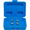 BGS Bremsssattel-Spezial-Einsätze | Antrieb Außensechskant SW 12 mm | 4-tlg.