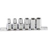 BGS Steckschlüssel-Einsatz-Satz T-Profil Plus (für Torx Plus) | Antrieb Innenvierkant 6,3 mm (1/4"") | SW 6EP - 12EP | 6-tlg.