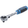 BGS Umschaltknarre mit Kugelkopf | Abtrieb Außenvierkant 6,3 mm (1/4"")