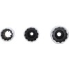 BGS Zündkerzen-Einsatz-Satz Zwölfkant | Antrieb Innenvierkant 10 mm (3/8"") | SW 14 - 16 - 18 mm | 3-tlg.
