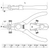 BGS Sprengringzange | für Außensicherungen | 165 mm