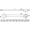 BGS Ratschenring-Maulschlüssel | abwinkelbar | SW 14 mm