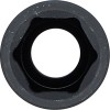 BGS Kraft-Steckschlüssel-Einsatz Sechskant, tief | Antrieb Innenvierkant 12,5 mm (1/2"") | SW 16 mm