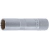 BGS Zündkerzen-Einsatz mit Haltegummi, Zwölfkant, lang | Antrieb Innenvierkant 10 mm (3/8"") | SW 16 mm