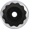 BGS Zündkerzen-Einsatz mit Haltegummi, Zwölfkant, lang | Antrieb Innenvierkant 10 mm (3/8"") | SW 16 mm