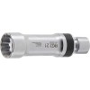 BGS Zündkerzen-Gelenkeinsatz Zwölfkant mit Haltefeder | Antrieb Innenvierkant 10 mm (3/8"") | SW 21 mm