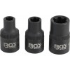 BGS Steckschlüssel-Einsatz-Satz | Keil-Profil (für RIBE) M6S, M8S, M12S | 3-tlg.