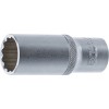BGS Steckschlüssel-Einsatz Zwölfkant, tief | Antrieb Innenvierkant 12,5 mm (1/2"") | SW 22 mm