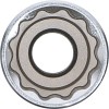 BGS Steckschlüssel-Einsatz Zwölfkant, tief | Antrieb Innenvierkant 12,5 mm (1/2"") | SW 22 mm