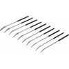 BGS Diamant-Lochfeilen-Satz | gebogen | 140 x 3 mm | 10-tlg.