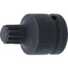 BGS Kraft-Bit-Einsatz | Antrieb Innenvierkant 20 mm (3/4"") | Innenvielzahn (für XZN) M18