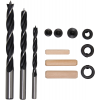 BGS Holzdübel-Bohrer-Satz | 6 - 10 mm | 43-tlg.