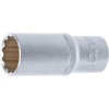 BGS Steckschlüssel-Einsatz Zwölfkant, tief | Antrieb Innenvierkant 12,5 mm (1/2"") | SW 24 mm