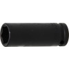 BGS Kraft-Steckschlüssel-Einsatz Sechskant, tief | Antrieb Innenvierkant 12,5 mm (1/2"") | SW 19 mm