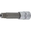 BGS Bit-Einsatz | Länge 100 mm | Antrieb Innenvierkant 12,5 mm (1/2"") | Innenvielzahn (für XZN) mit Bohrung M16
