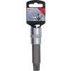 BGS Bit-Einsatz | Länge 100 mm | Antrieb Innenvierkant 12,5 mm (1/2"") | Innenvielzahn (für XZN) mit Bohrung M16