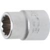 BGS Steckschlüssel-Einsatz Zwölfkant | Antrieb Innenvierkant 20 mm (3/4"") | SW 21 mm