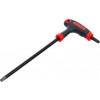 BGS Schraubendreher mit T-Griff und seitlicher Klinge | T-Profil (für Torx) mit/ohne Bohrung T50