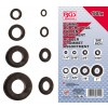BGS Gummi-Durchgangstüllen-Sortiment | Zoll | 180-tlg.