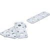 BGS Flachverbinder | 100 x 35 x 2 mm | 4-tlg.