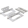 BGS Scharnier-Satz | Edelstahl | für platzsparenden Einbau | 100 x 50 mm | 2-tlg.