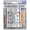 BGS Scharnier-Satz | Edelstahl | für platzsparenden Einbau | 100 x 50 mm | 2-tlg.