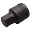 BGS Kraft-Bit-Einsatz | Antrieb Innenvierkant 20 mm (3/4"") | Innensechskant 21 mm