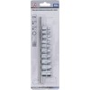 BGS Steckschlüssel-Einsatz-Satz E-Profil | Antrieb Innenvierkant 6,3 mm (1/4"") / 10 mm (3/8"") | SW E4 - E16 | 10-tlg.
