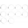 BGS Schlauchklemmen | rostfrei | 60 x 80 mm | 10-tlg.