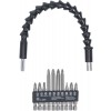 BGS Bit-Satz mit flexibler Welle | Antrieb Außensechskant 6,3 mm (1/4"") | 11-tlg.