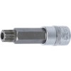 BGS Bit-Einsatz | Länge 100 mm | Antrieb Innenvierkant 12,5 mm (1/2"") | Innenvielzahn (für XZN) mit Bohrung M18