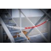 BGS Absperrkette | Rot-Weiß | Kunststoff | 5 m