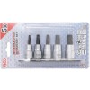 BGS Bit-Einsatz-Satz | Antrieb Innenvierkant 10 mm (3/8"") | 4-kant Profil (für MTS-Mortorq) MTS0 - MTS04 | 5-tlg.