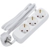 BGS Steckdosenleiste | 3-fach | Zuleitung 1,4 m | 3 x 1,5 mm² | IP 20